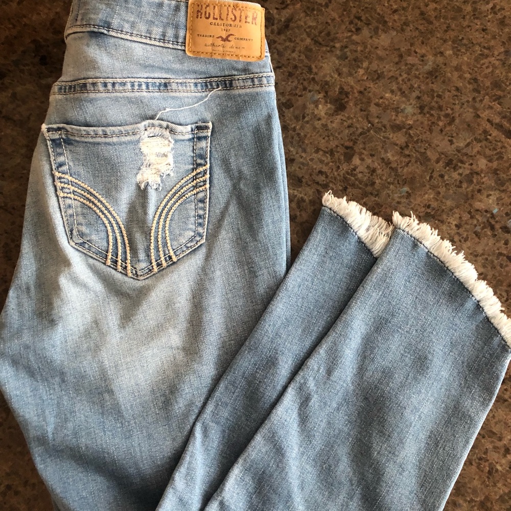 WOMENS HOLLISTER JEANS CROP